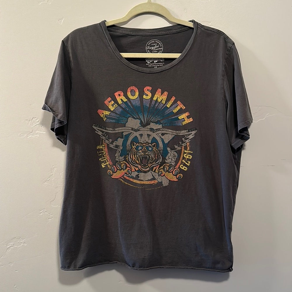 Vintage Inspired Aerosmith Graphic Tee